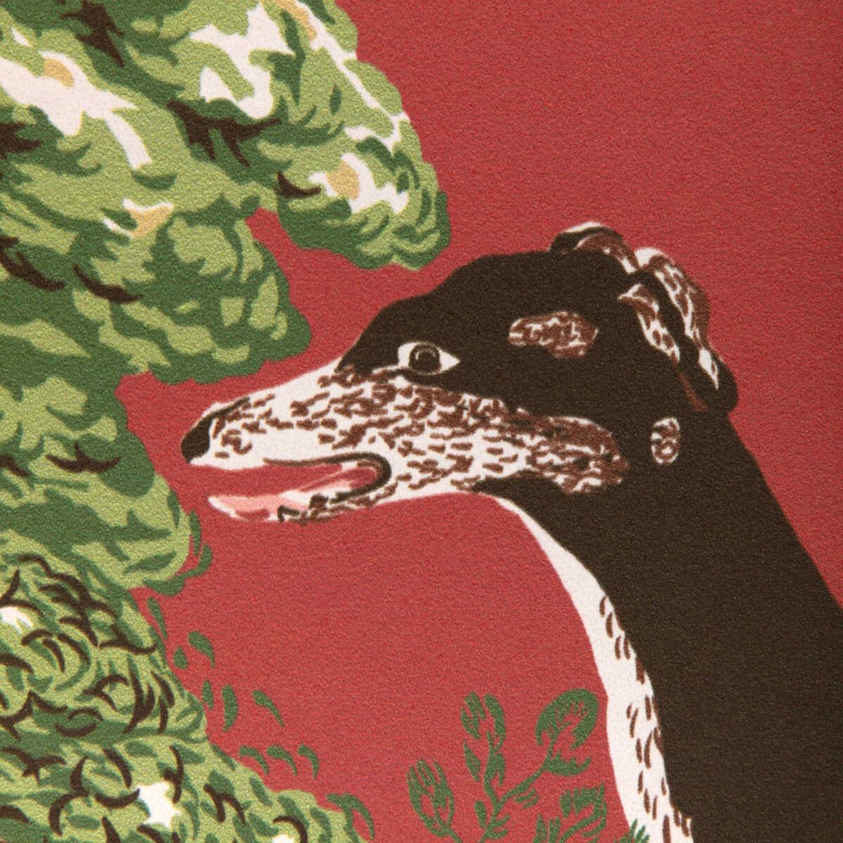 Whippets Paper - Red - LEE JOFA Papel pintado