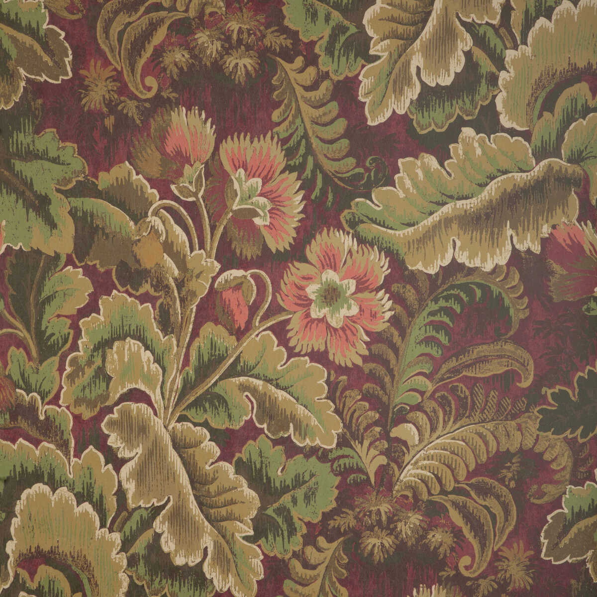 Barwick Paper - Garnet - LEE JOFA Papel pintado