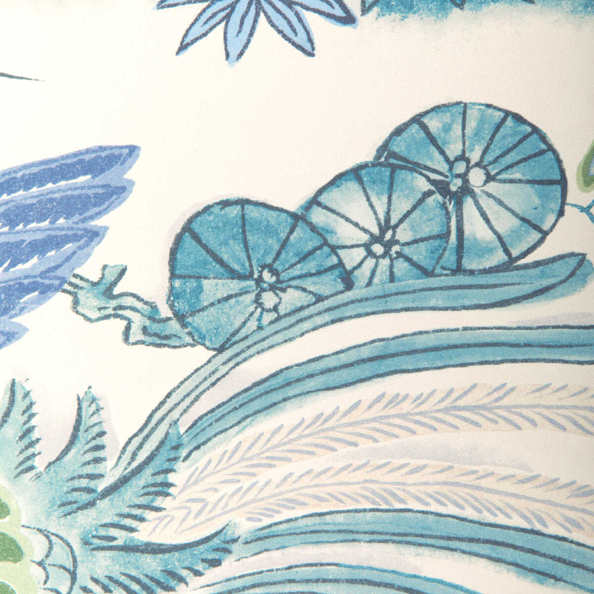 Sakura Paper - Teal - LEE JOFA Papel pintado