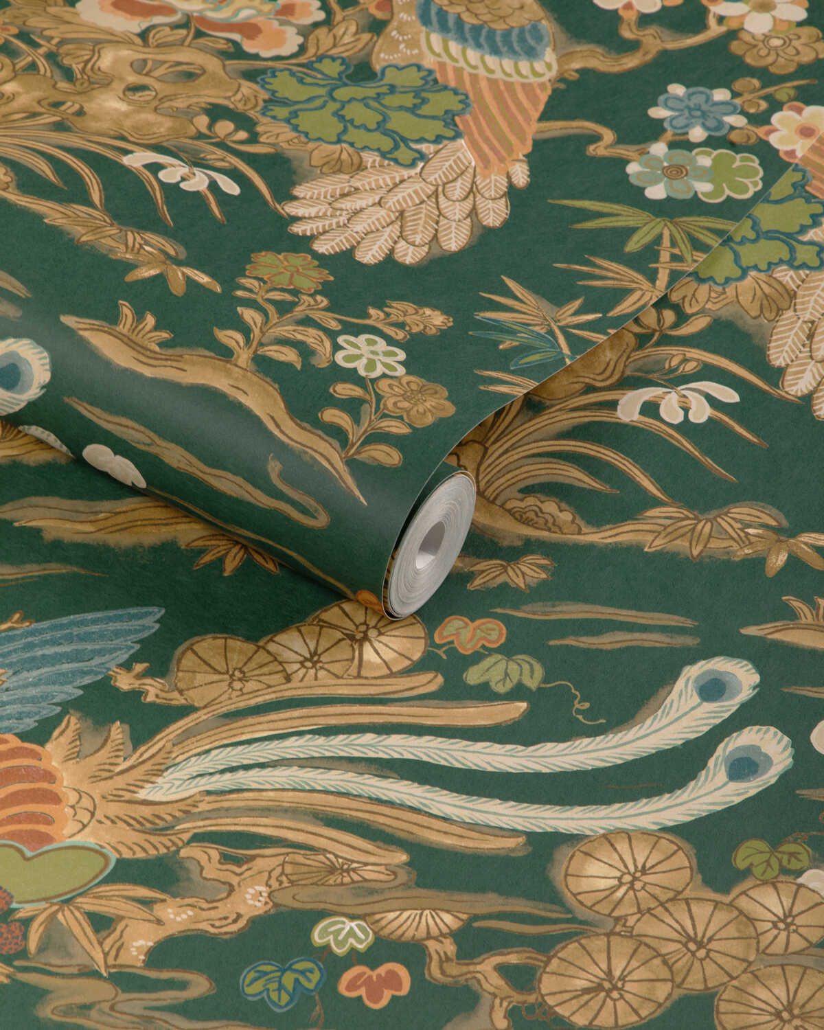 Sakura Paper - Green - LEE JOFA Papel pintado