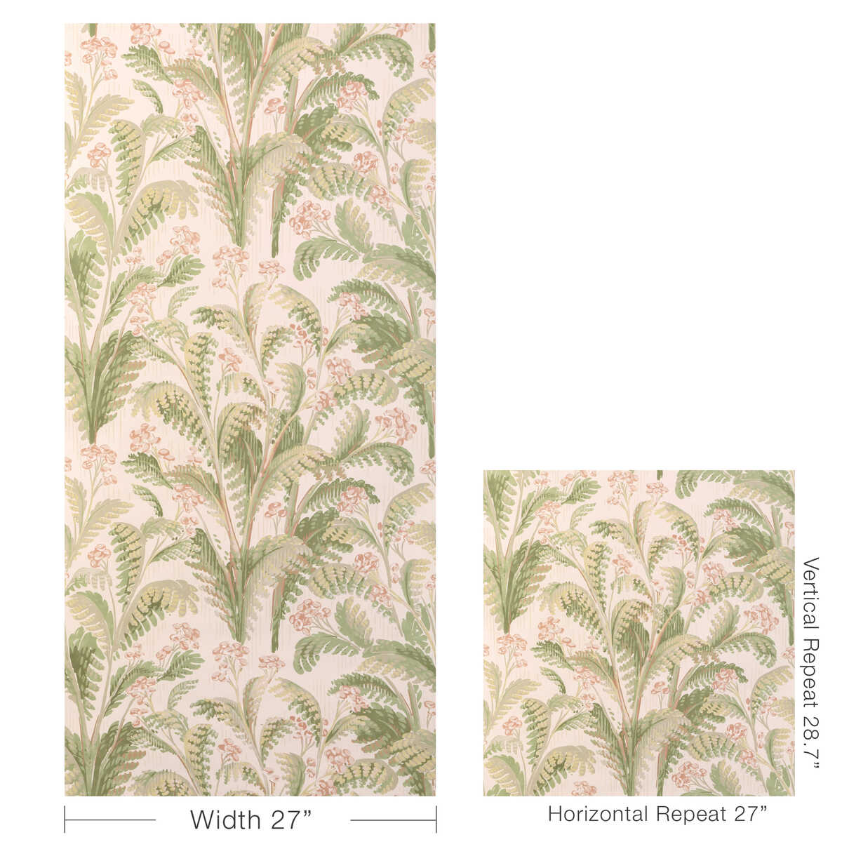 Pashley Paper - Blush - LEE JOFA Papel pintado