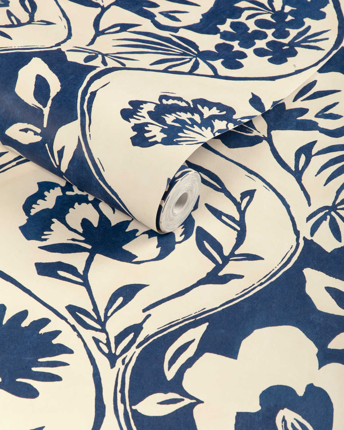 Calathea Paper - Indigo - LEE JOFA Papel pintado