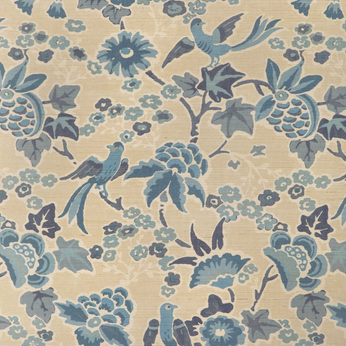 Posy Paper - Sand/Sky - LEE JOFA Wallpaper