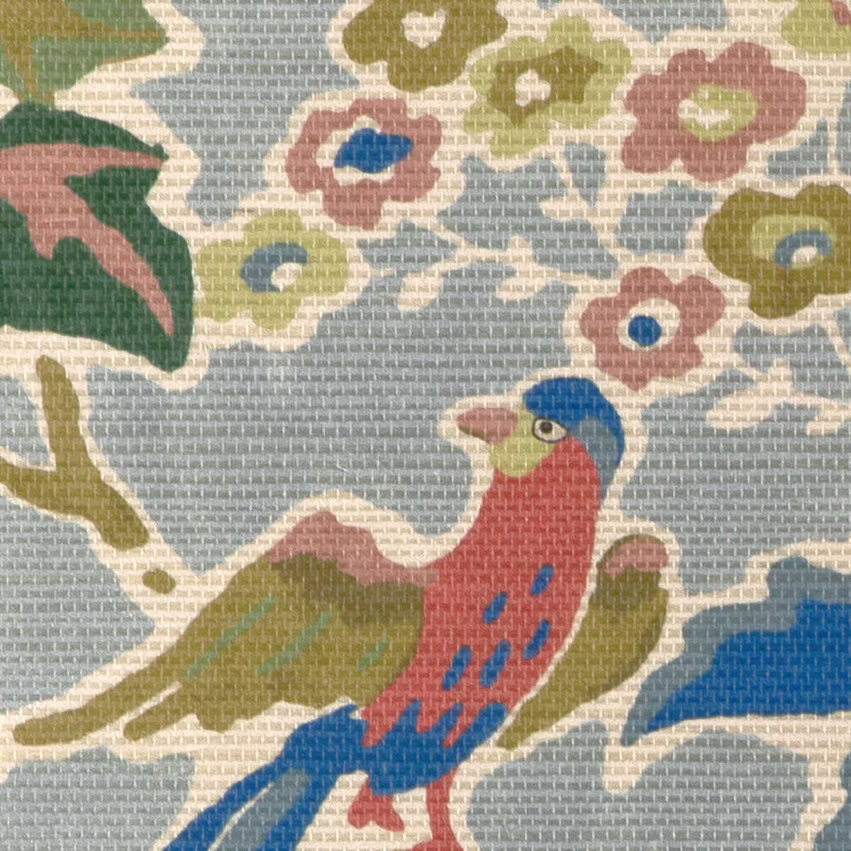 Posy Paper - Blue/Multi - LEE JOFA Wallpaper