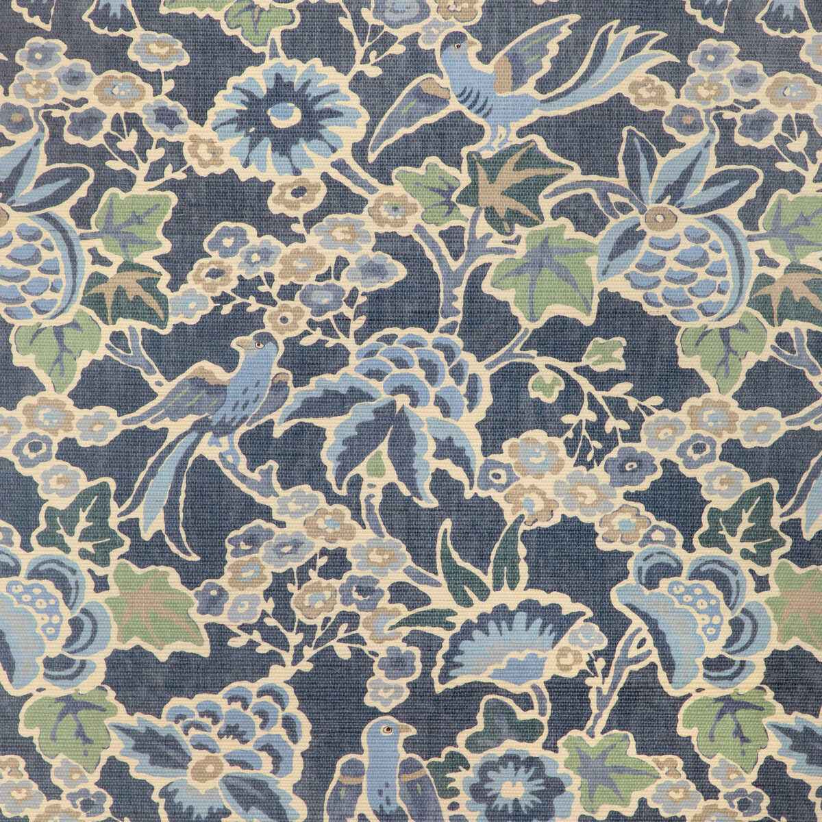 Posy-Paper-Denim-Slate-Lee-Jofa-Wallpaper