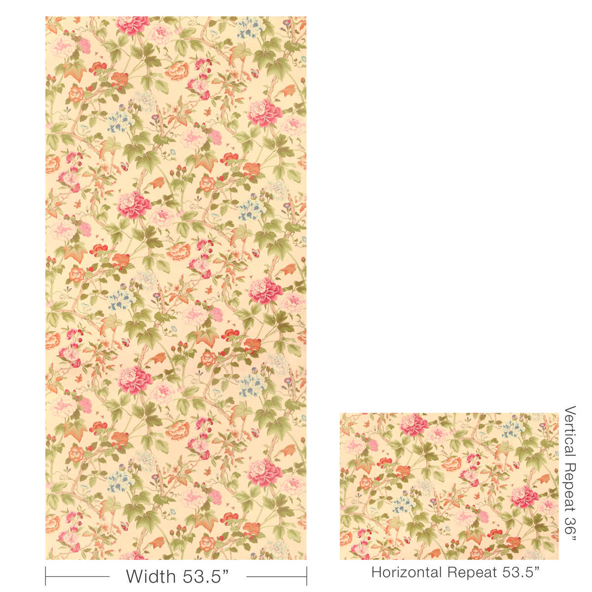 Gardenia Paper - Spring - LEE JOFA Papel pintado
