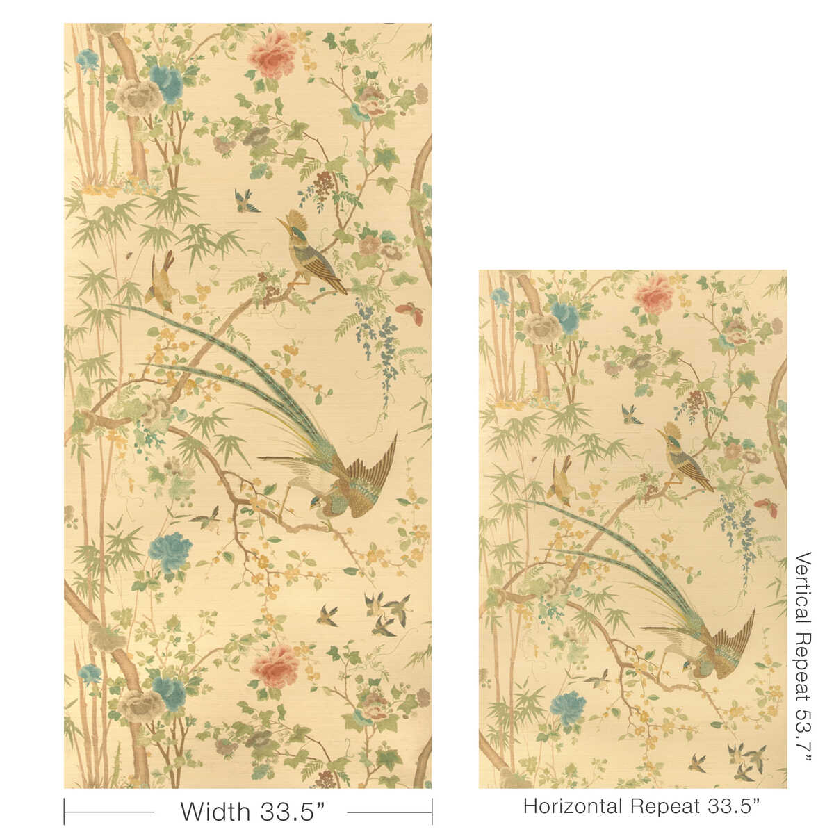 Mandalay Sisal - Spring - LEE JOFA Wallpaper