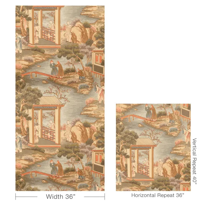 P2025102.3524.0 Tarim River Paper Multi - LEE JOFA - Wallcovering