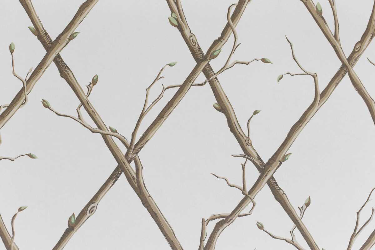 Twig Trellis Wp - Brown - LEE JOFA Papel pintado