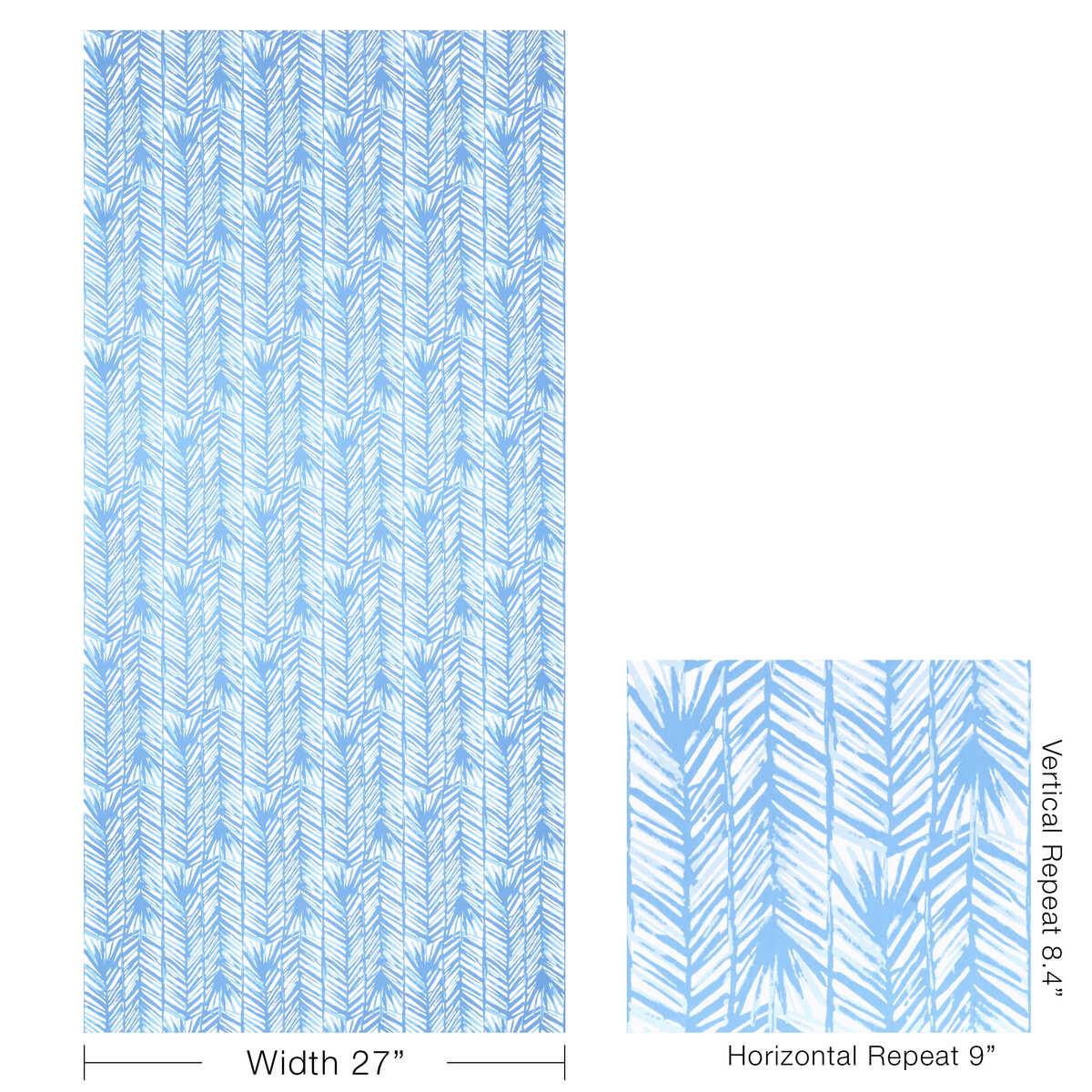Costa Verde Wp - Blue - LEE JOFA Papel pintado