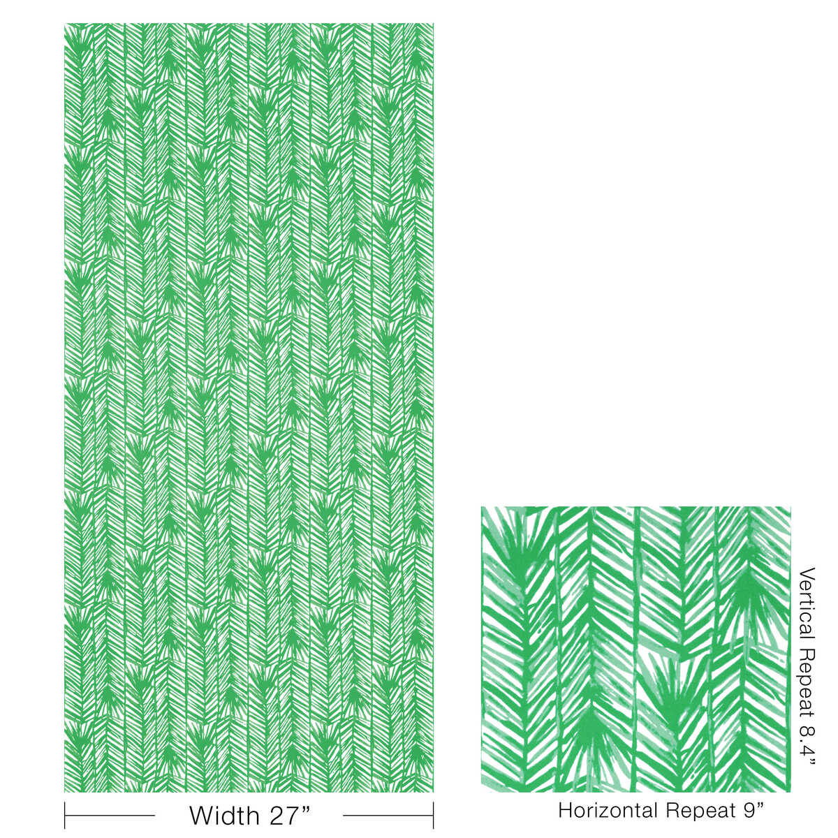 Costa Verde Wp - Green - LEE JOFA Papel pintado