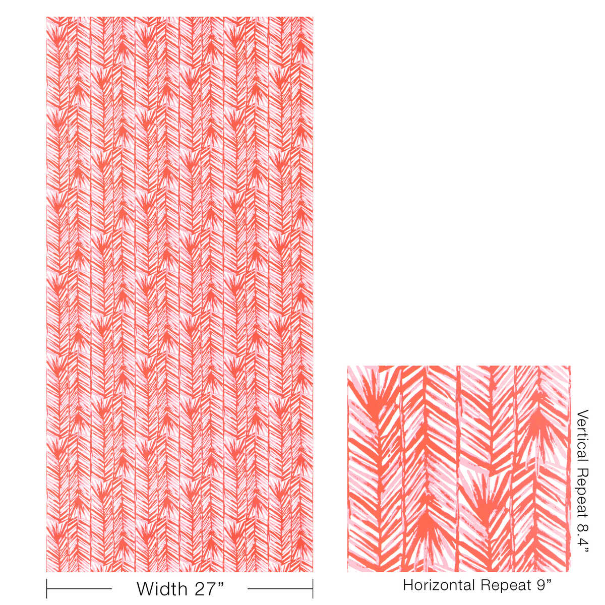 Costa Verde Wp - Coral - LEE JOFA Papel pintado