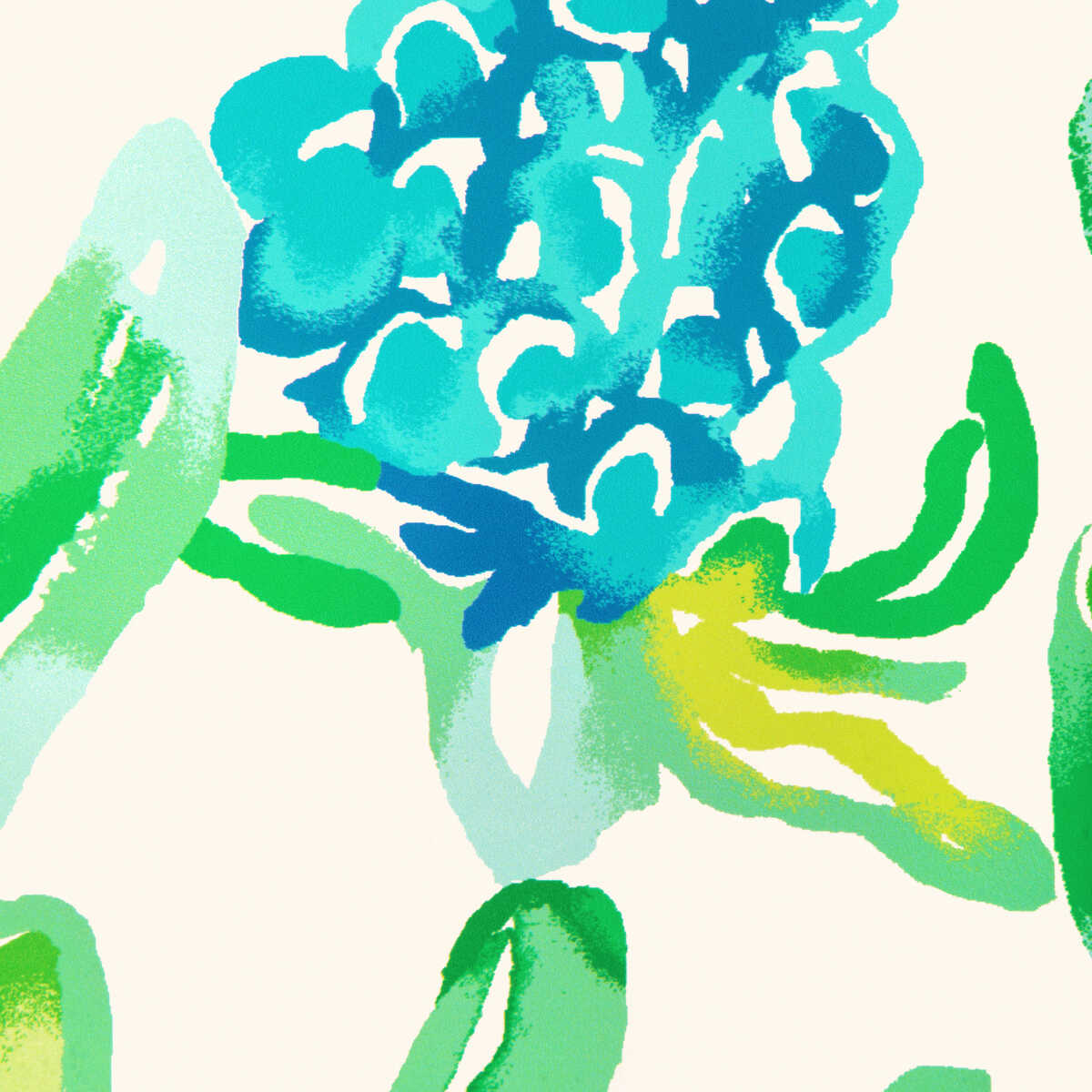 Island Exotic Wp - Blue - LEE JOFA Papel pintado