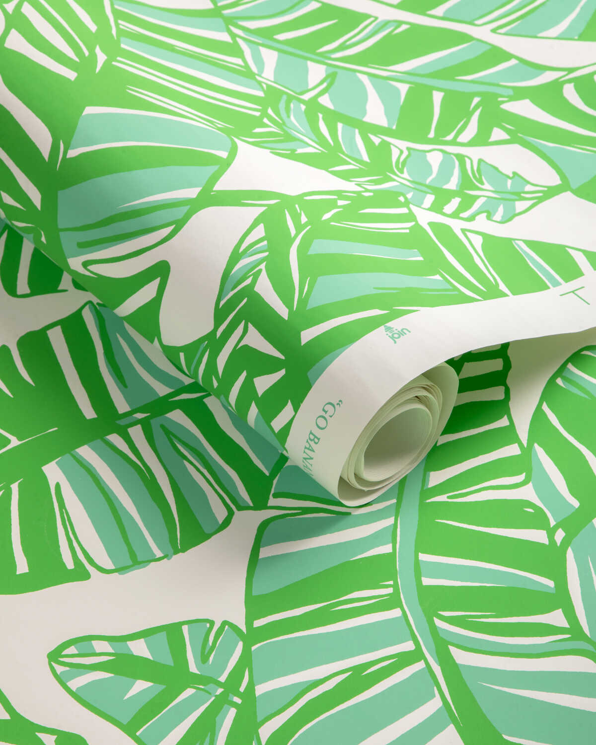 Go Bananas Wp - White/Green - LEE JOFA Wallpaper
