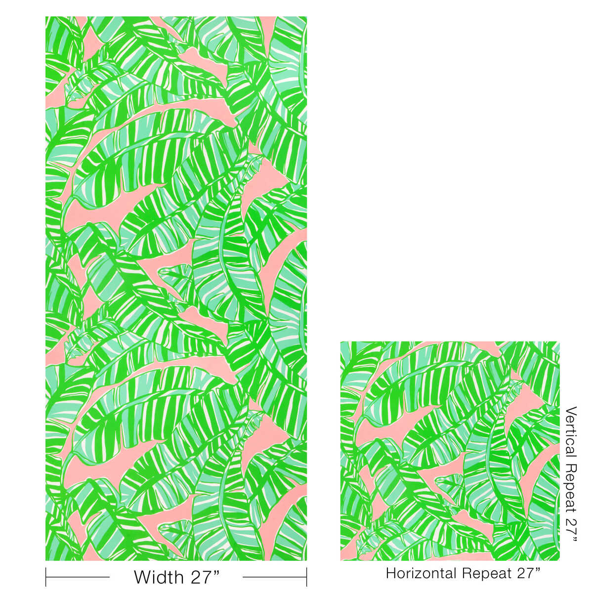 Go Bananas Wp - Pink/Green - LEE JOFA Wallpaper
