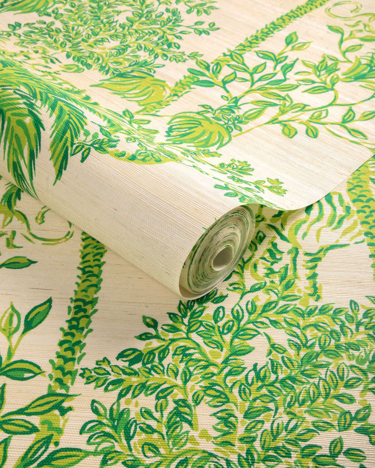 Tiger Queen Gc - Green - LEE JOFA Papel pintado