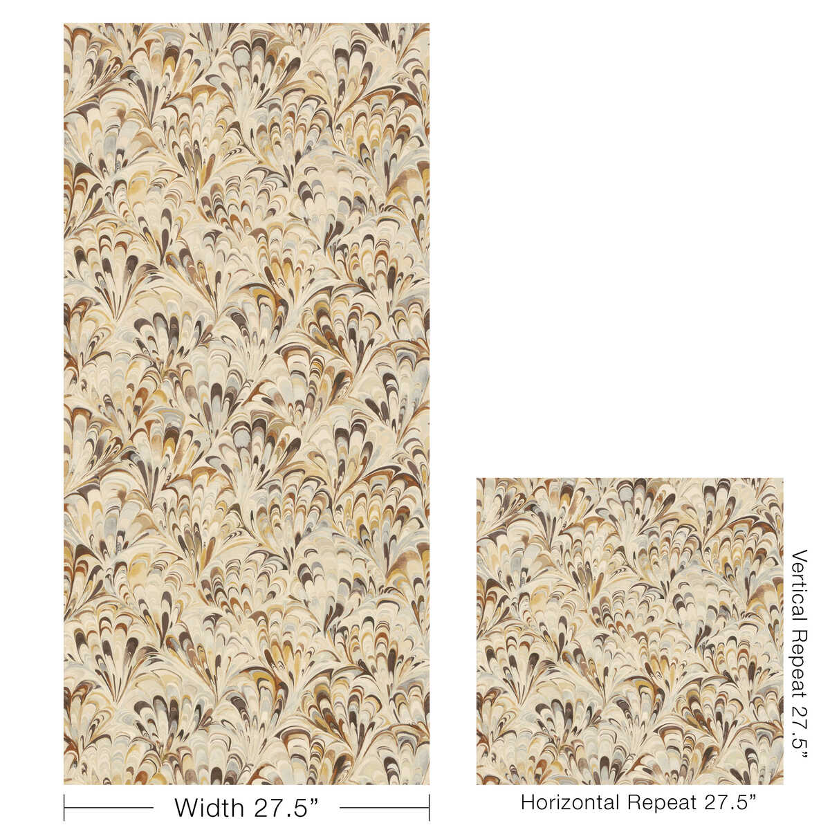 Ellis Paper - Camel - LEE JOFA Papel pintado