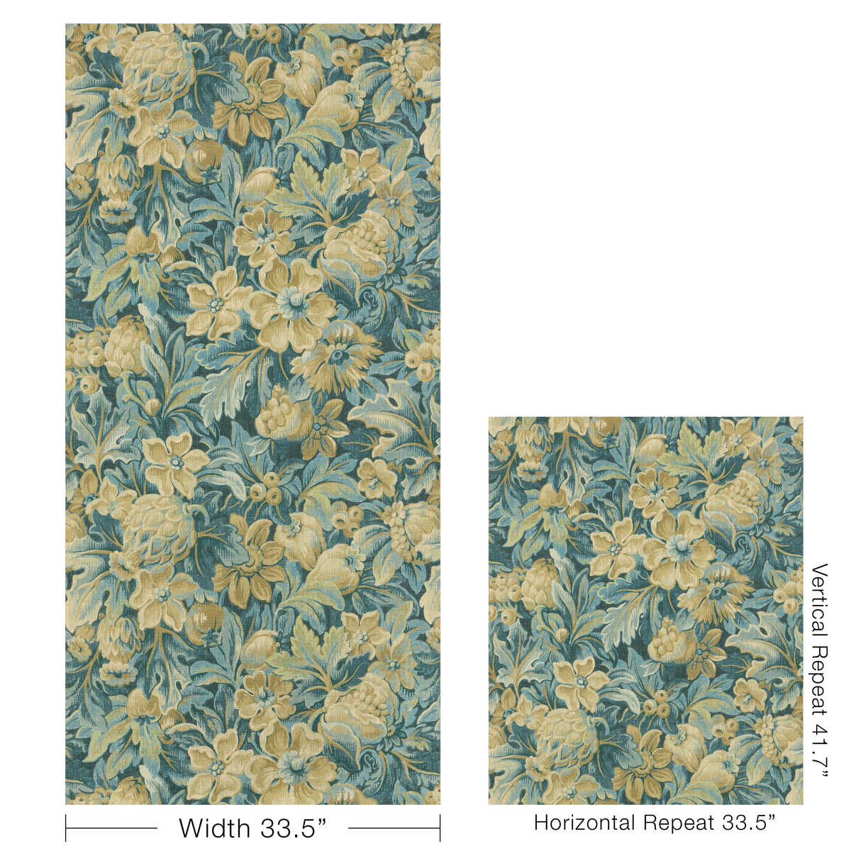 Harper Paper - Indigo - LEE JOFA Papel pintado