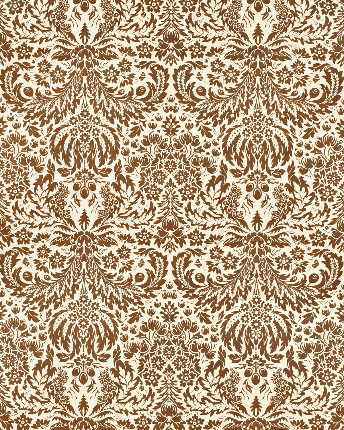 Damask Wp - Brown - LEE JOFA Papel pintado
