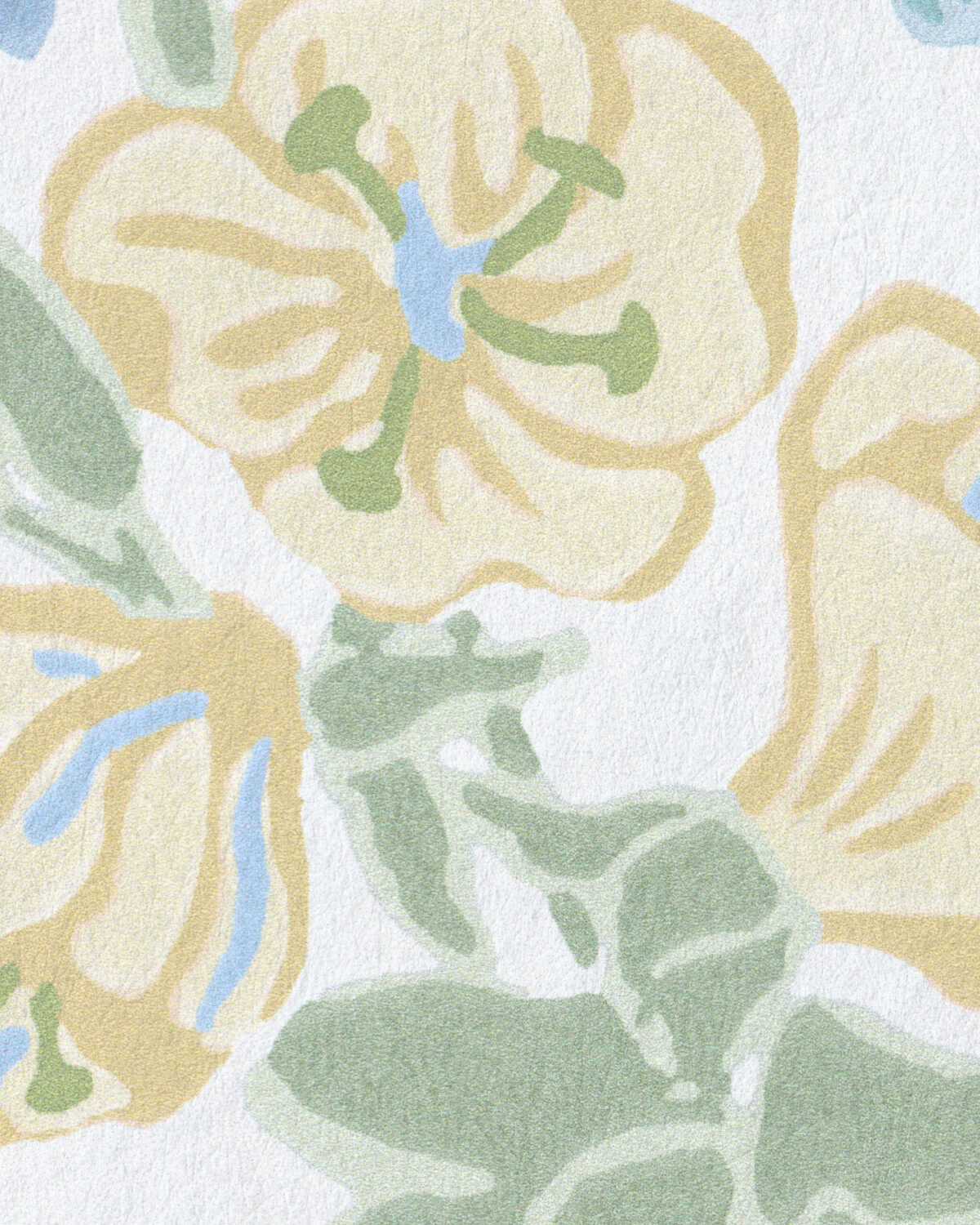 Plumeria Paper - Straw - LEE JOFA Wallpaper