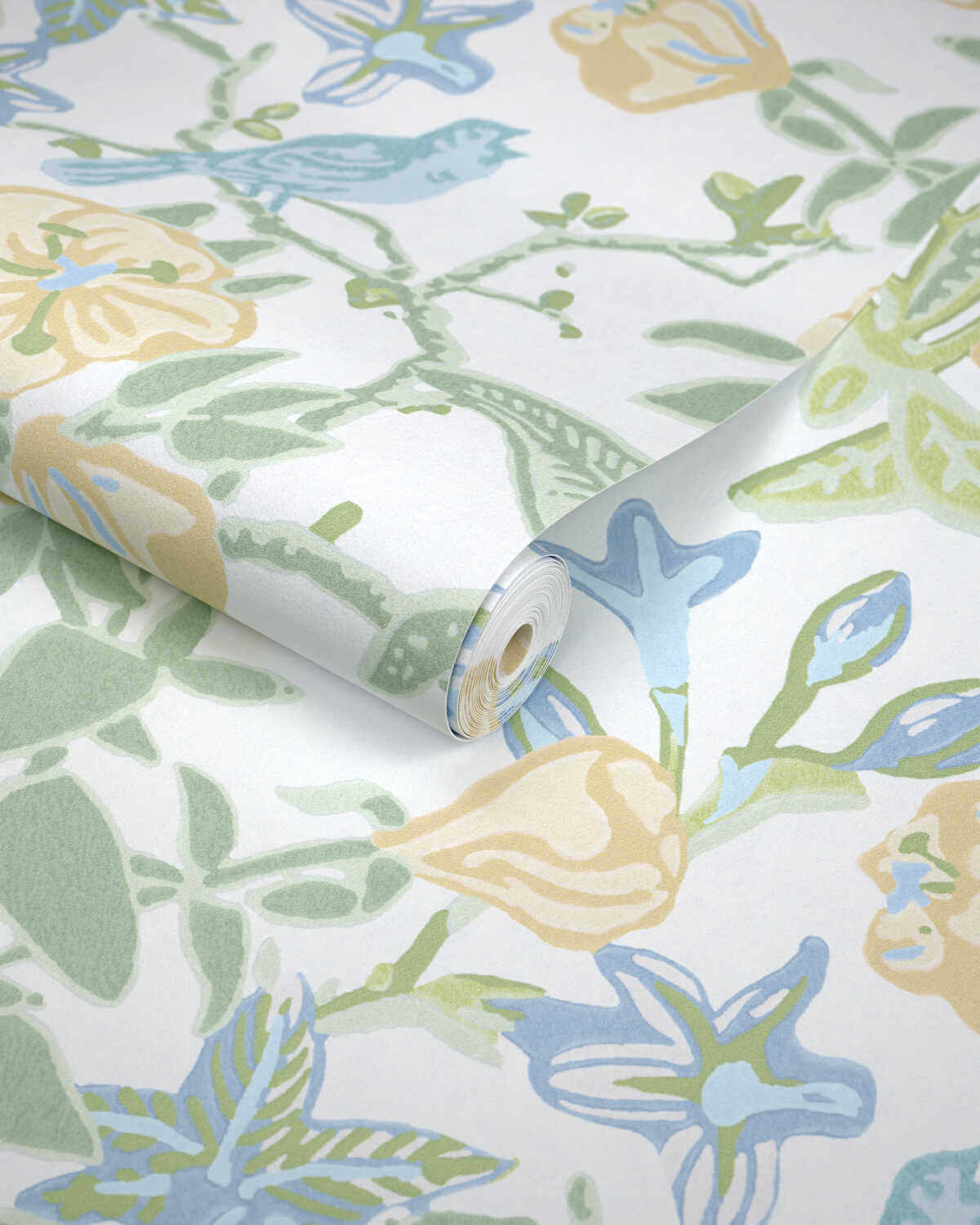 Plumeria Paper - Straw - LEE JOFA Wallpaper