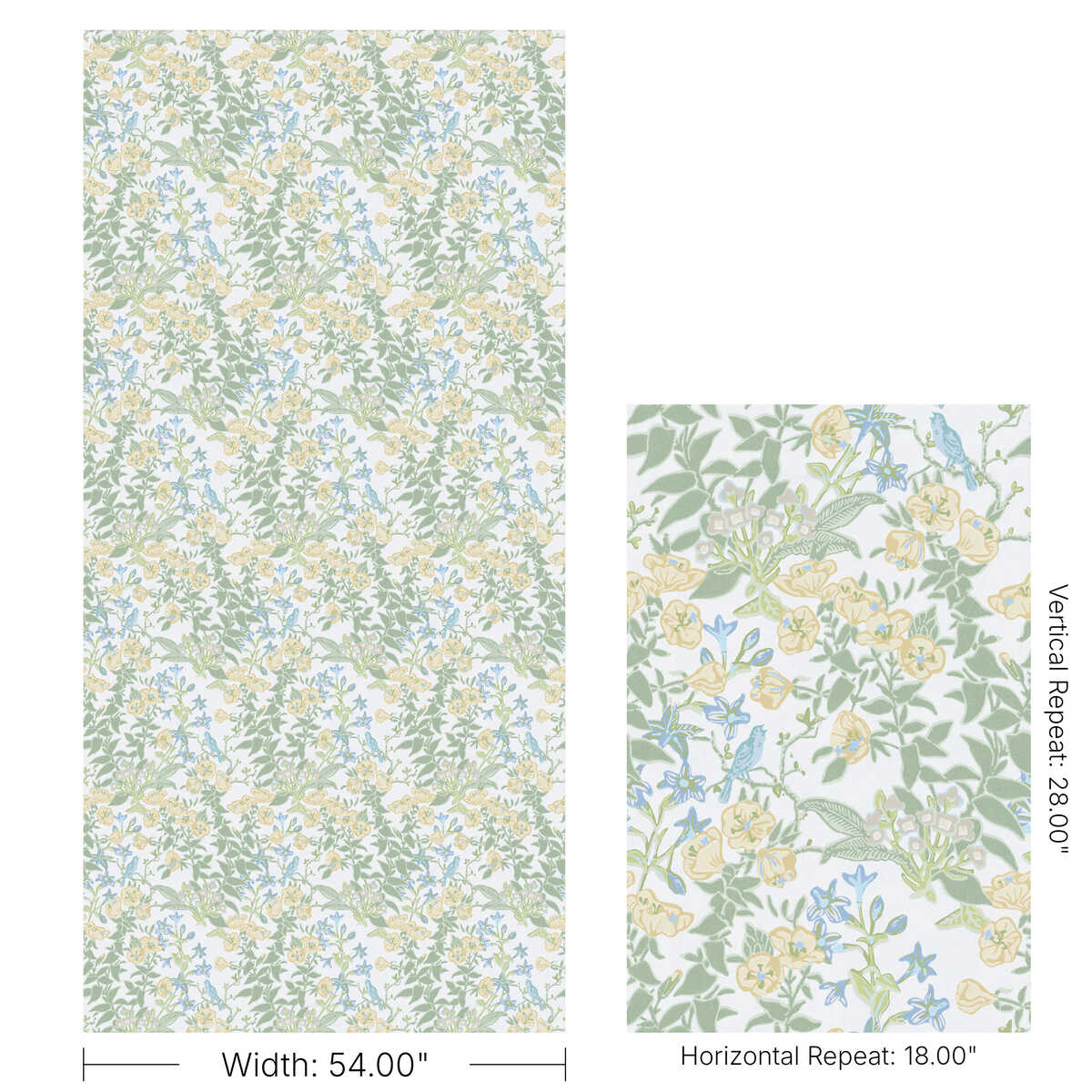 Plumeria Paper - Straw - LEE JOFA Wallpaper