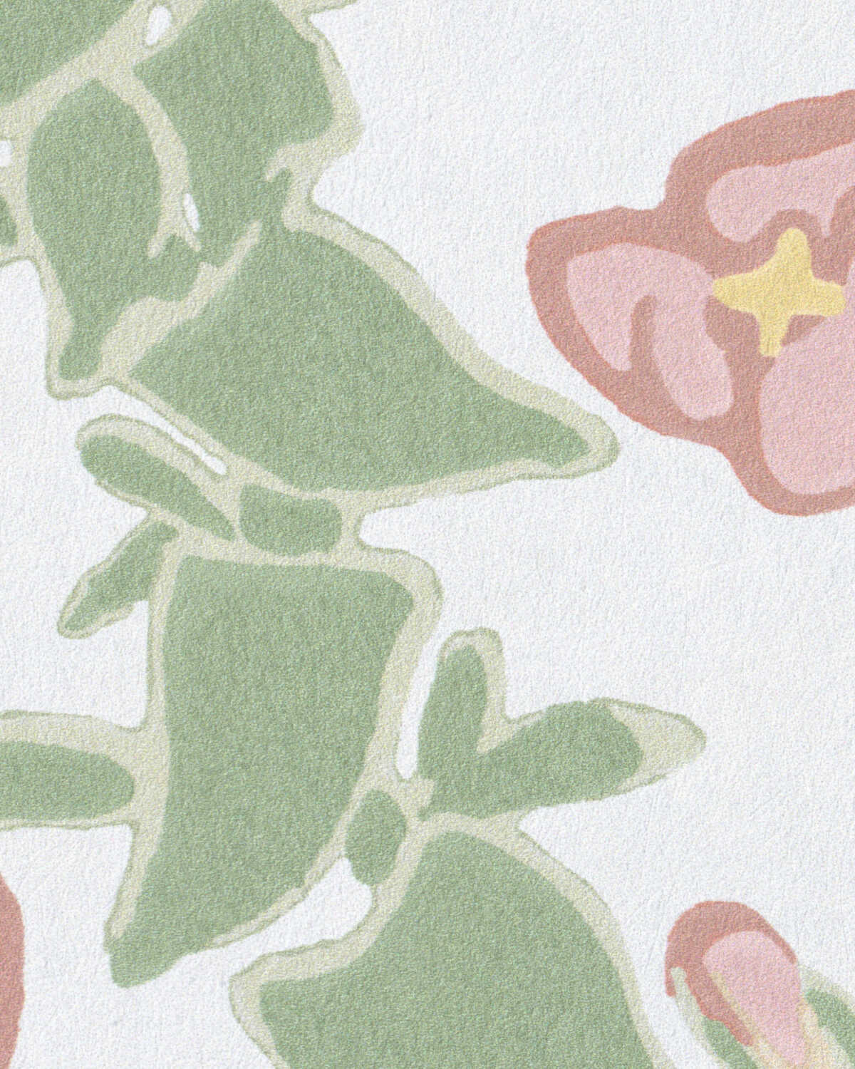 Plumeria Paper - Rose - LEE JOFA Wallpaper