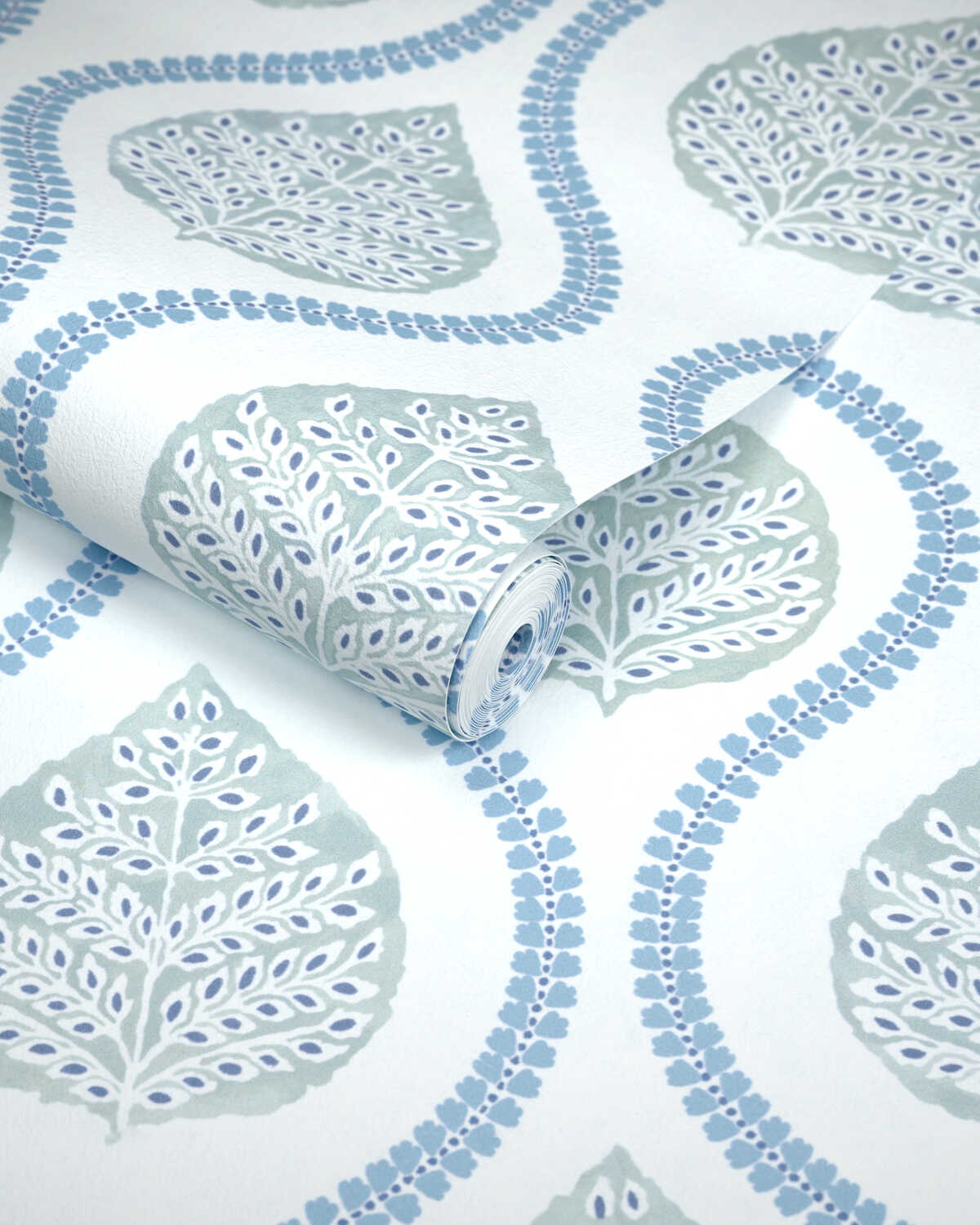 Elsie Paper - Teal - LEE JOFA Wallpaper