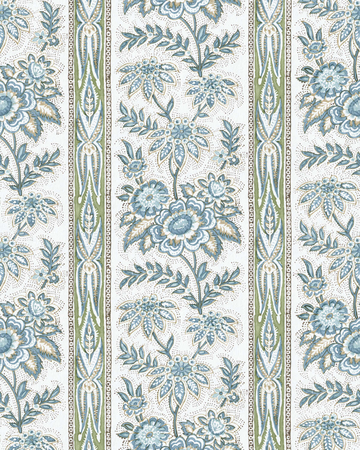 Margaux Paper - Blue - LEE JOFA Wallpaper
