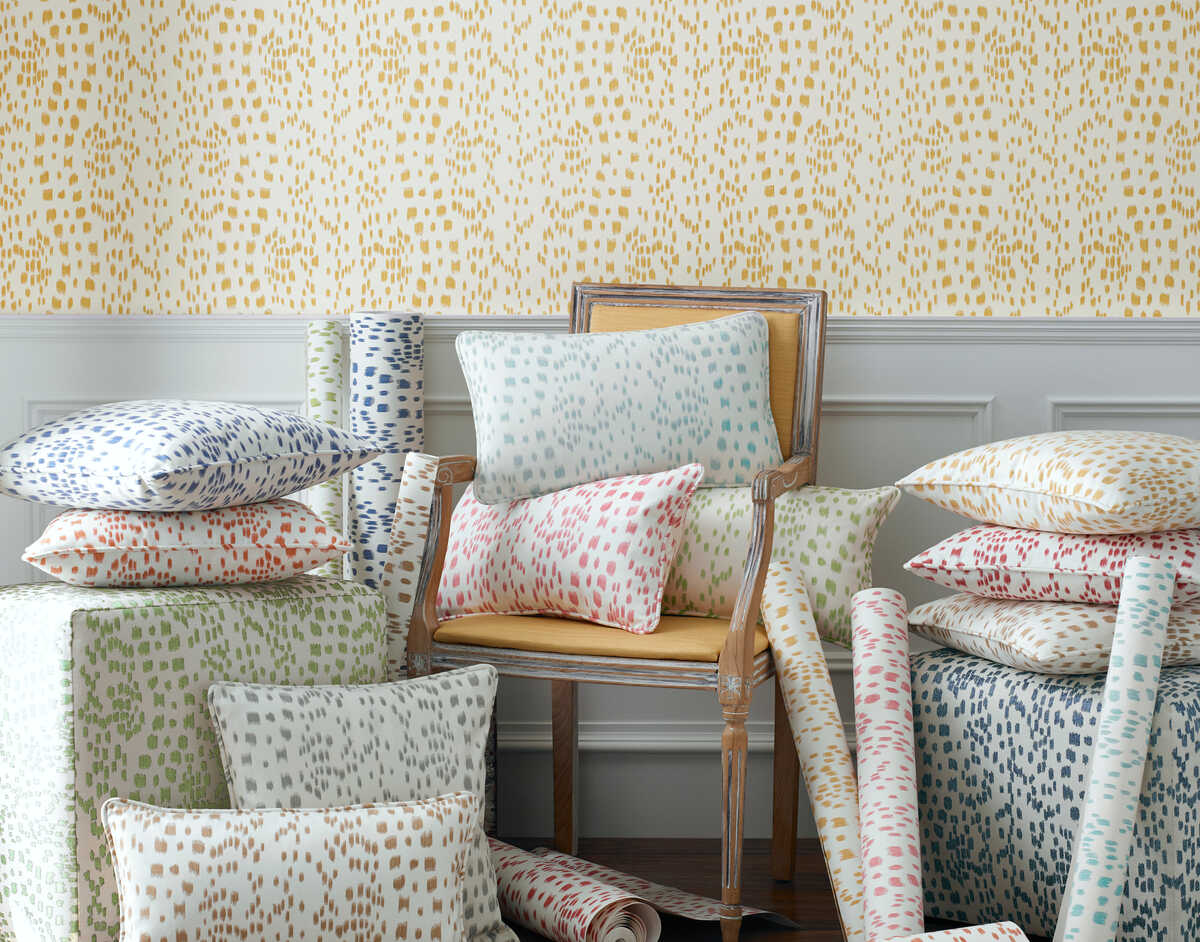 Les Touches - Sand - BRUNSCHWIG & FILS Wallpaper