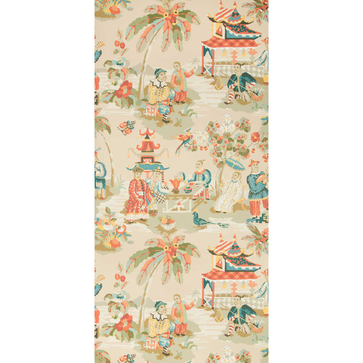 Xian - Vanilla - BRUNSCHWIG & FILS Papel pintado