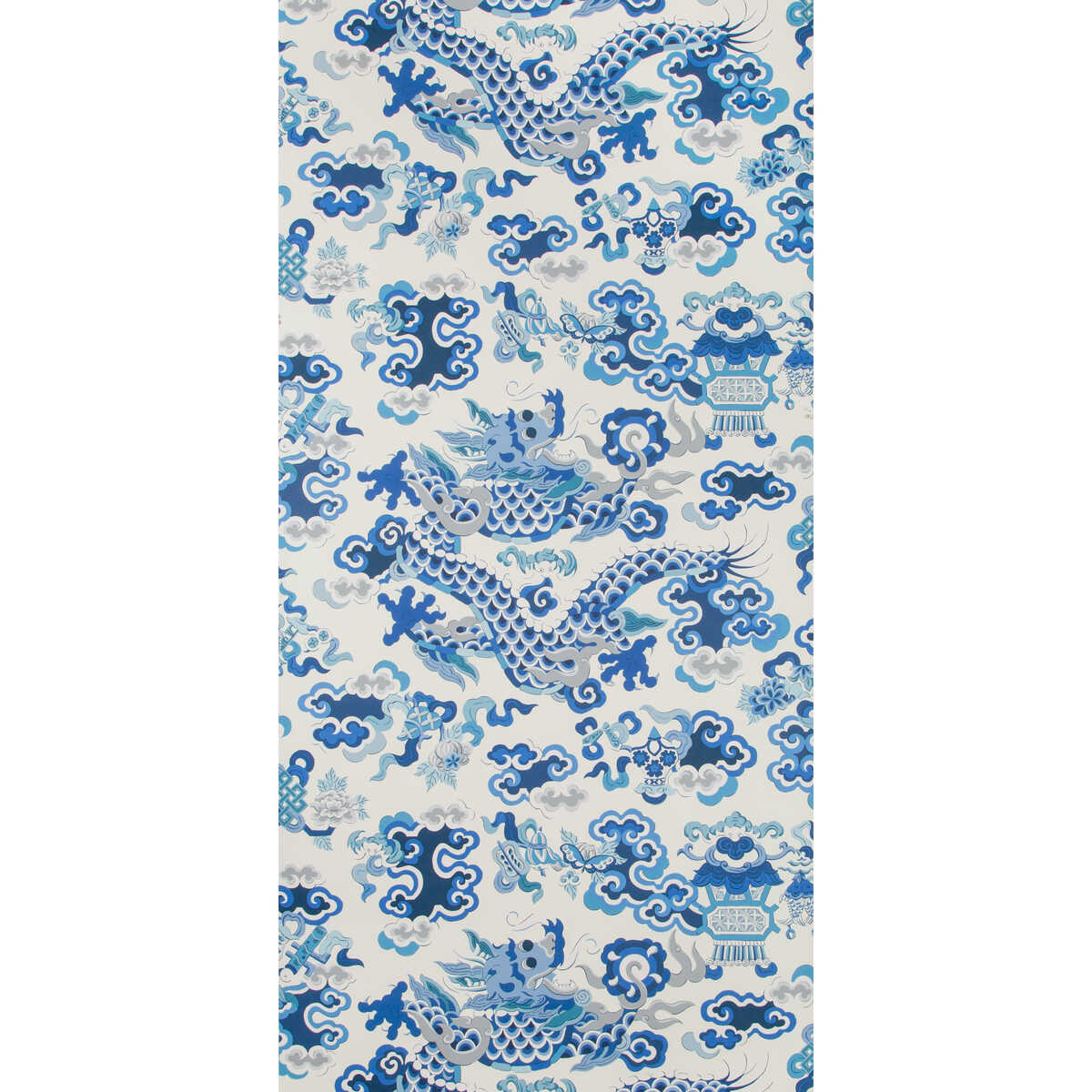 Ming Dragon - Ivory - BRUNSCHWIG & FILS Papel pintado