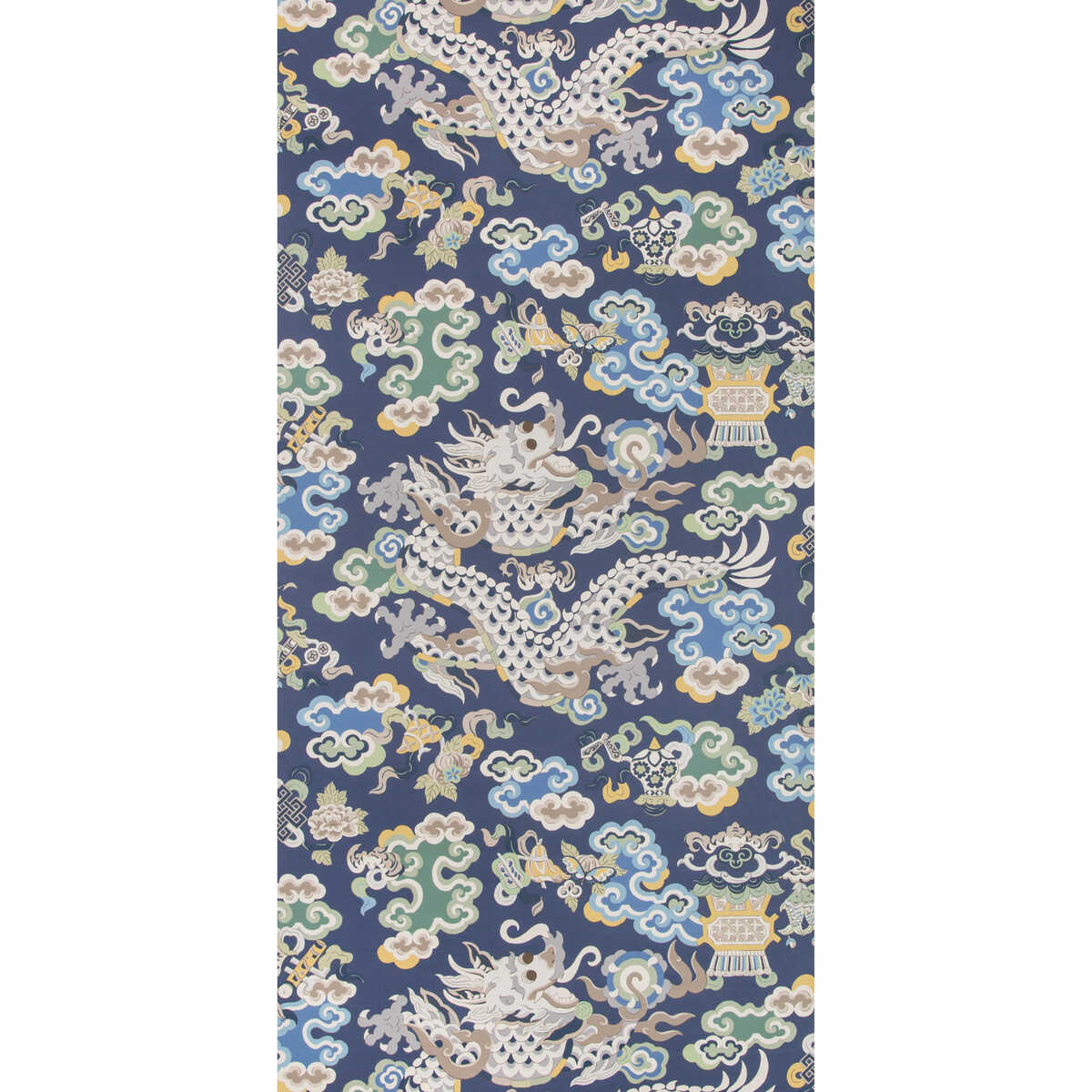Ming Dragon - Lapis - BRUNSCHWIG & FILS Papel pintado