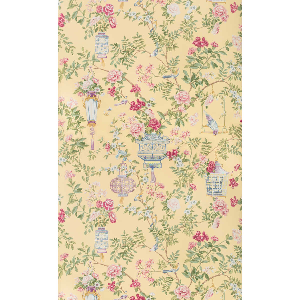 Jardin Fleuri - Sun - BRUNSCHWIG & FILS Wallpaper