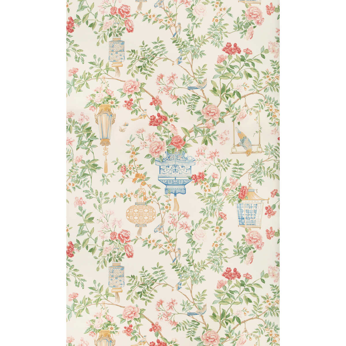 Jardin Fleuri - Ivory - BRUNSCHWIG & FILS Papel pintado