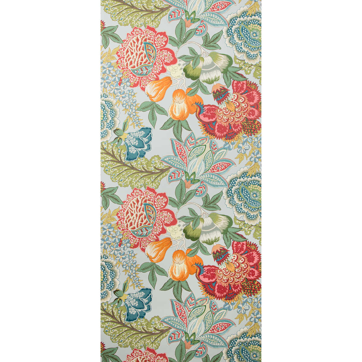 Karabali - Aqua - BRUNSCHWIG & FILS Wallpaper