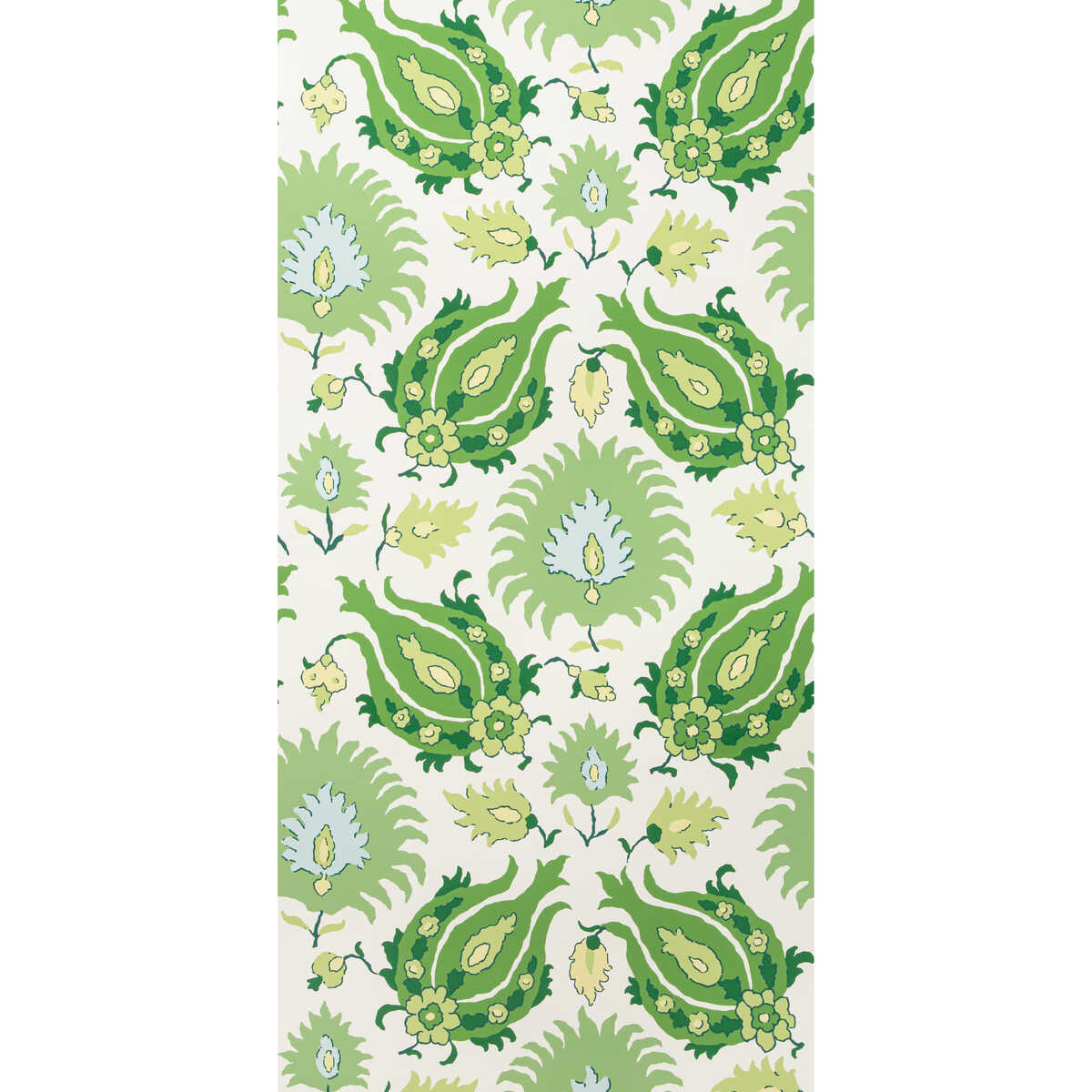 Kashmiri - Leaf/Aloe - BRUNSCHWIG & FILS Wallpaper