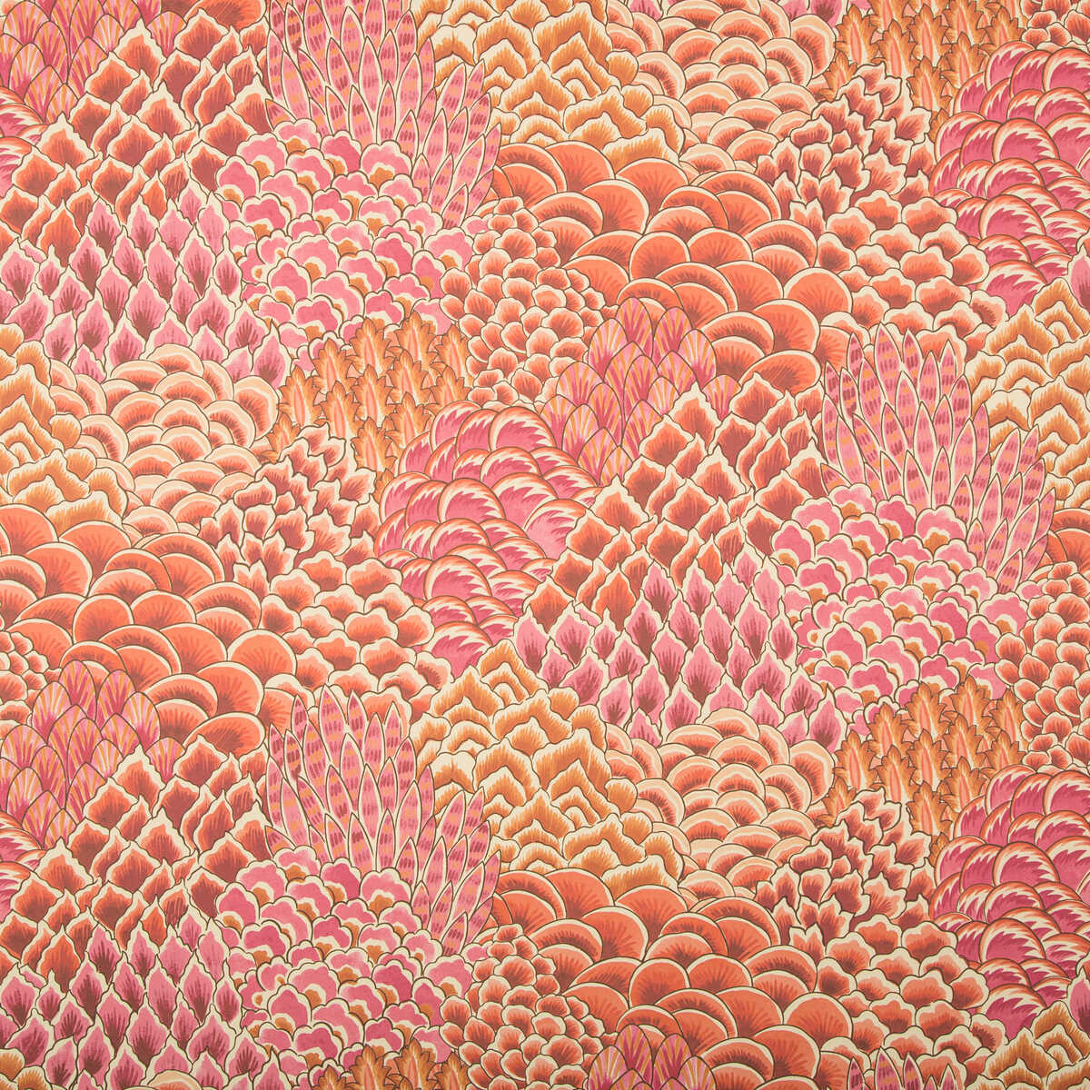Katibi - Pink - BRUNSCHWIG & FILS Wallpaper