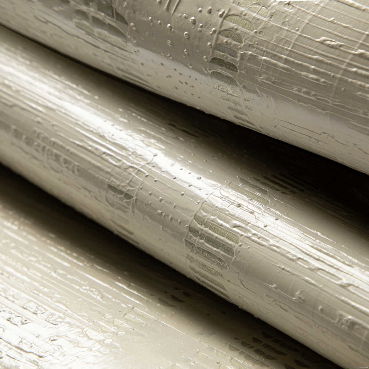 Les Plumes - Pumice - BRUNSCHWIG & FILS Wallpaper