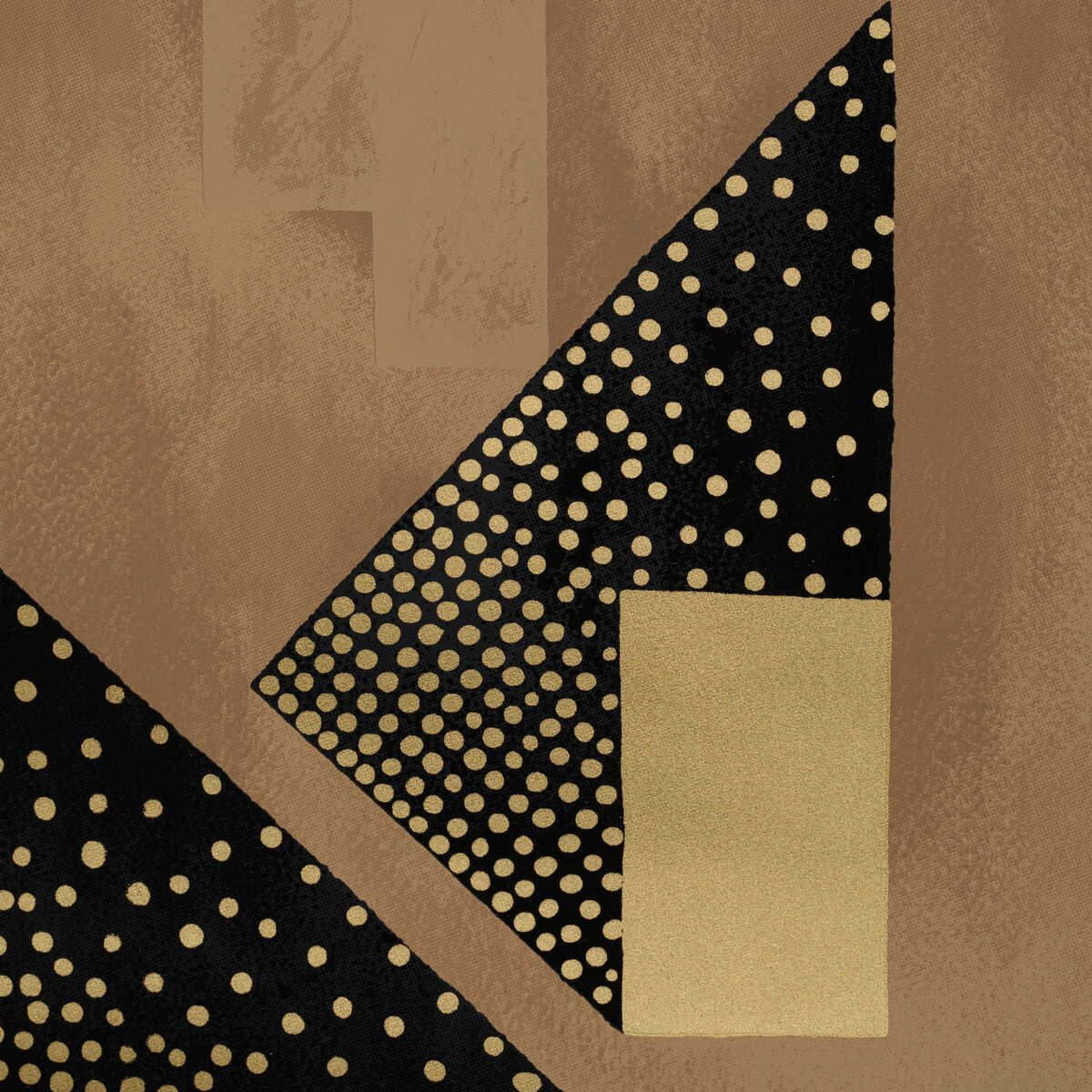 Le Tonnerre - Gold - BRUNSCHWIG & FILS Papel pintado