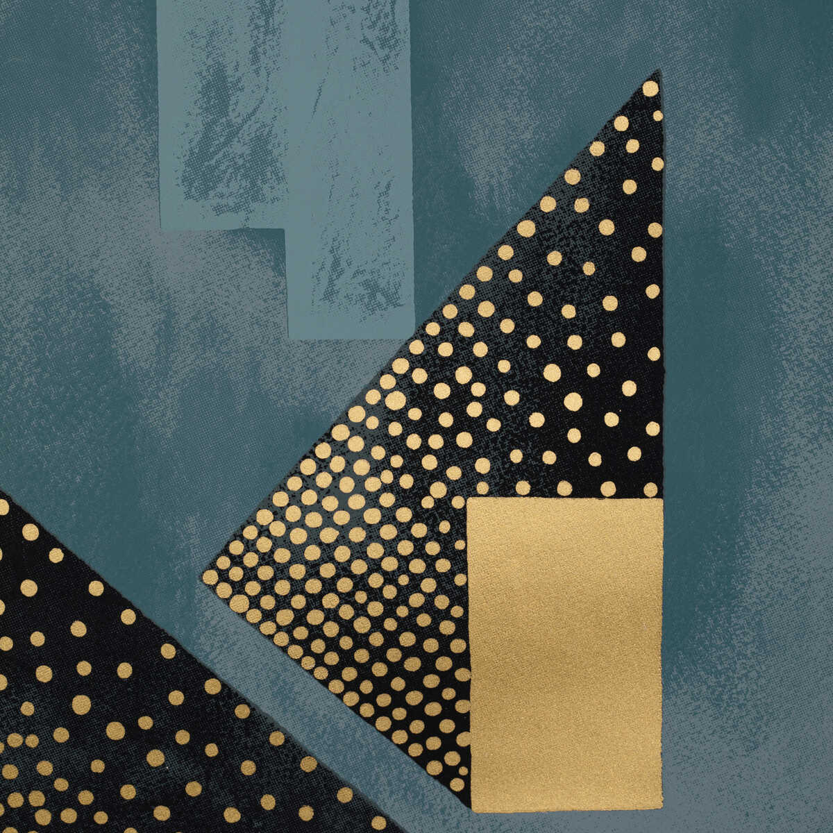 Le Tonnerre - Navy - BRUNSCHWIG & FILS Wallpaper