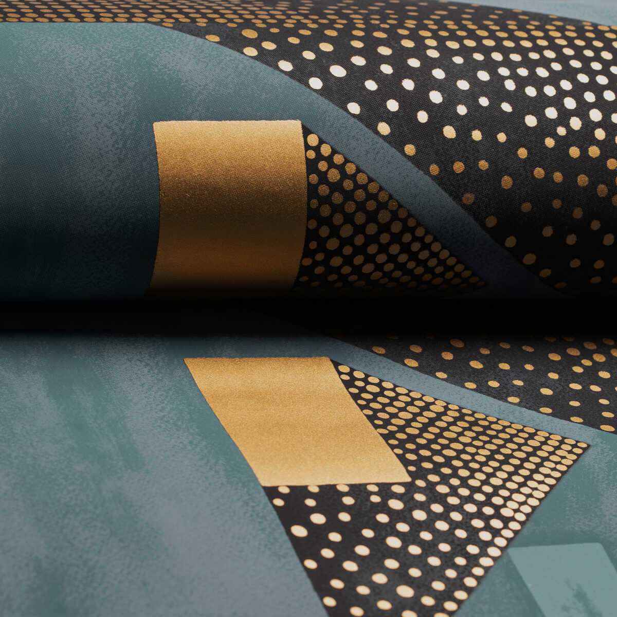 Le Tonnerre - Navy - BRUNSCHWIG & FILS Wallpaper