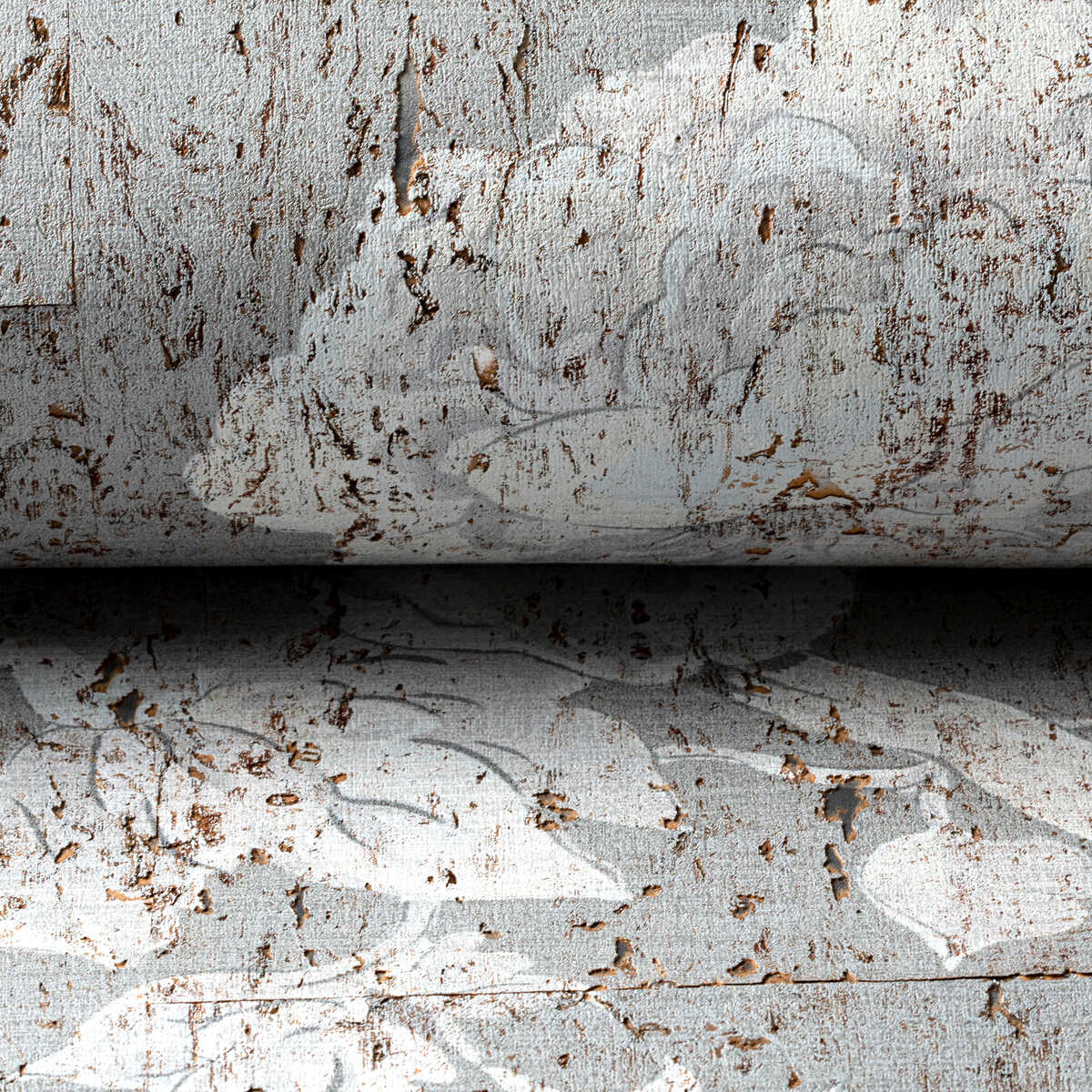 Les Pivoines - Grey - BRUNSCHWIG & FILS Wallpaper