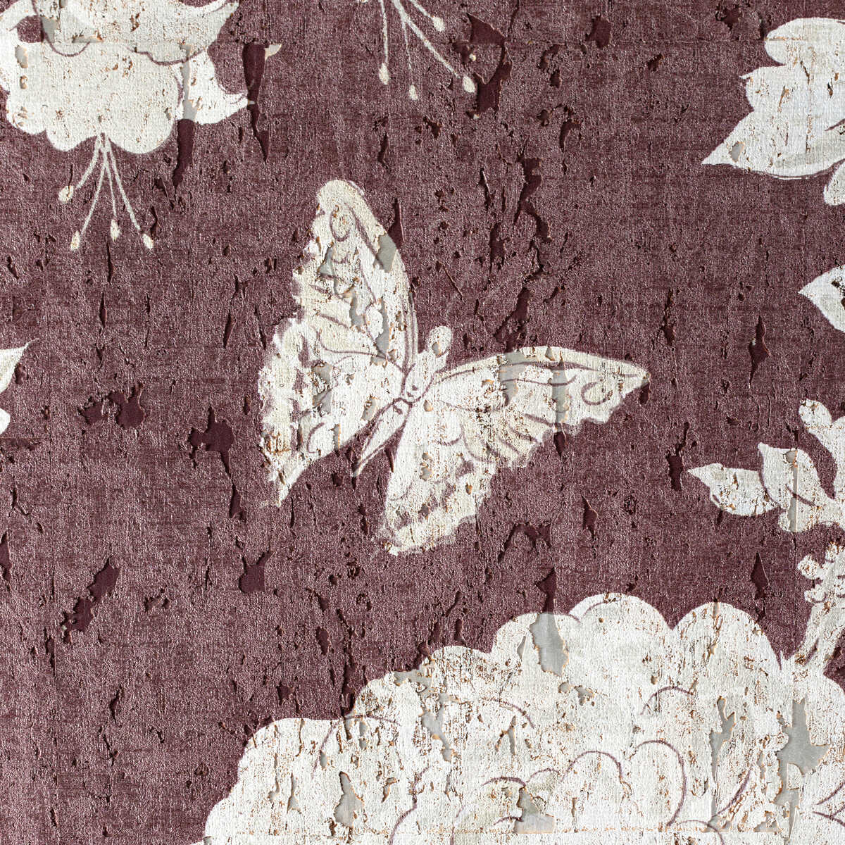 Les Pivoines - Wine - BRUNSCHWIG & FILS Wallpaper