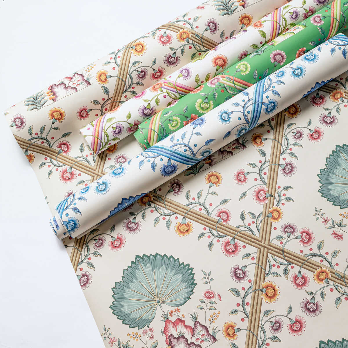 Loire - Blue - BRUNSCHWIG & FILS Wallpaper