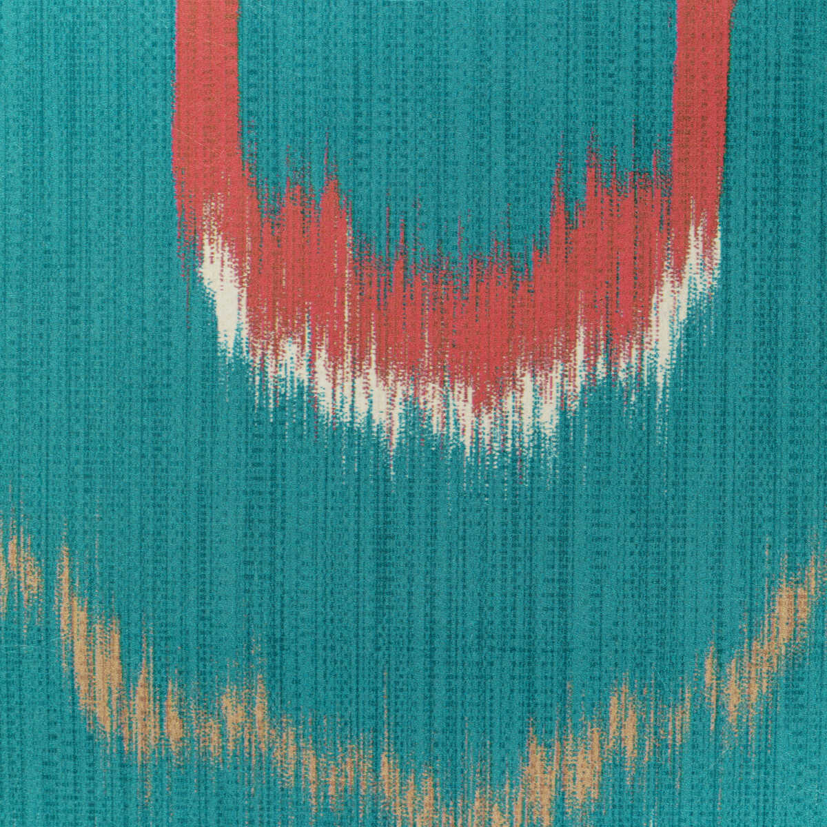 Mayenne - Aqua - BRUNSCHWIG & FILS Wallpaper