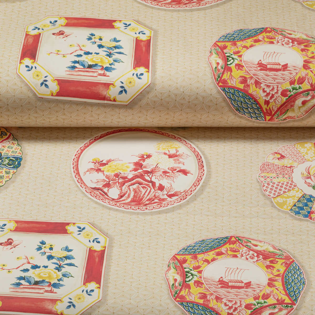 Bonchamp - Red - BRUNSCHWIG & FILS Wallpaper