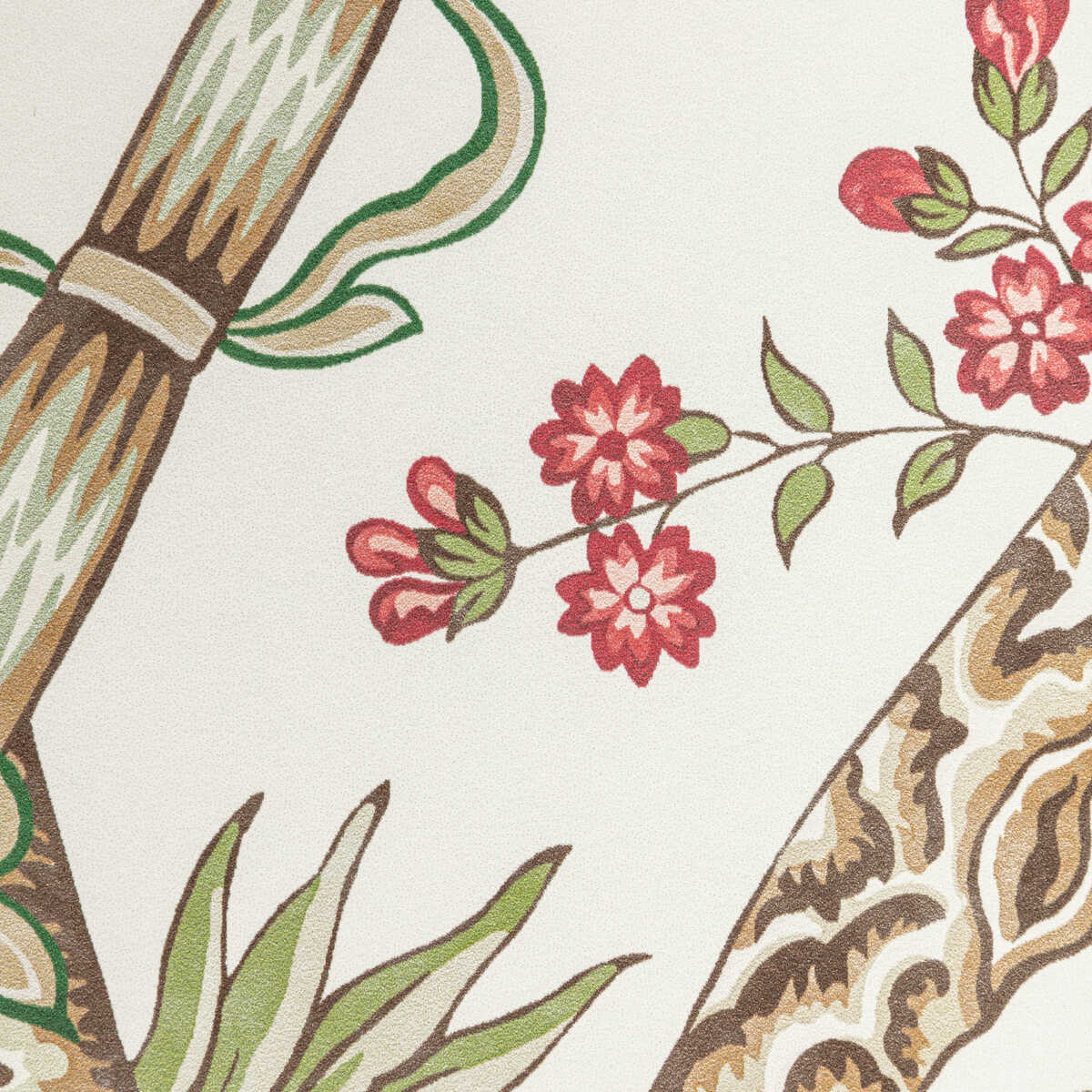 Luberon - Berry/Leaf - BRUNSCHWIG & FILS Wallpaper