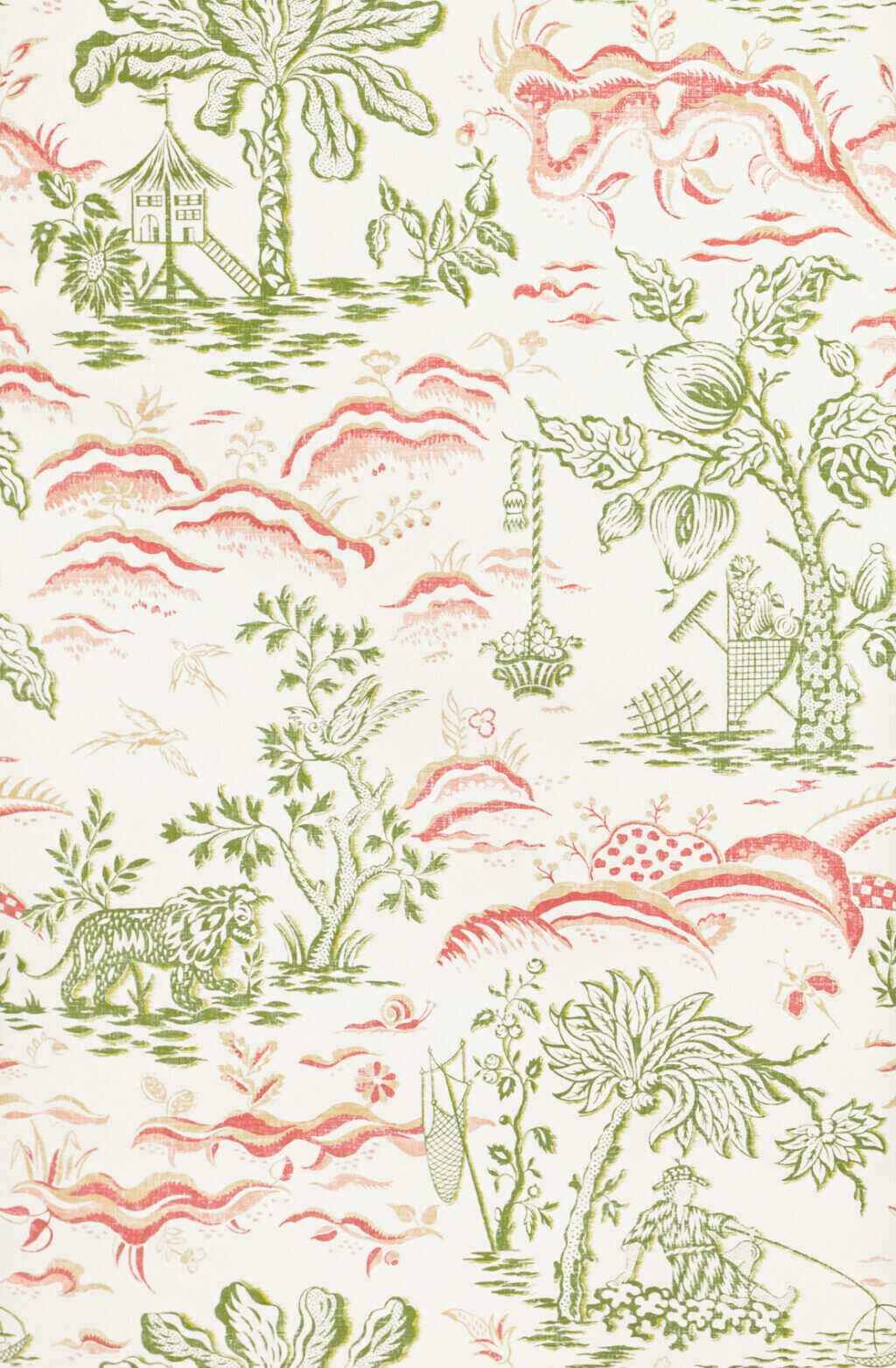 Valensole-Leaf-Rose-Brunschwig-Fils-Wallpaper