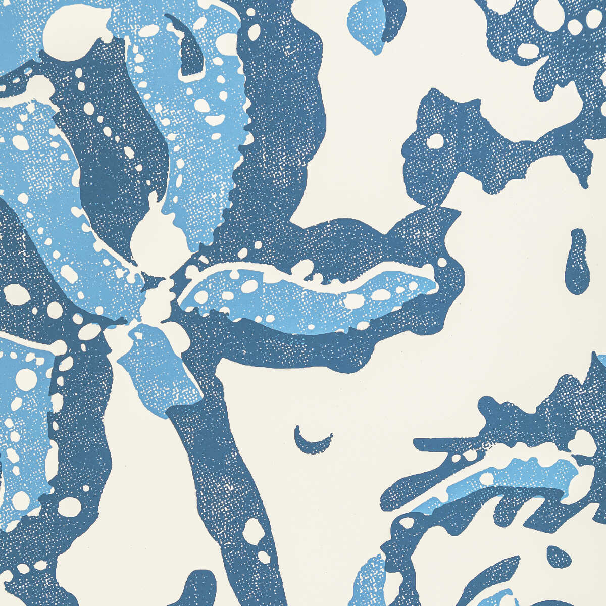 Weymouth - Indigo - BRUNSCHWIG & FILS Wallpaper